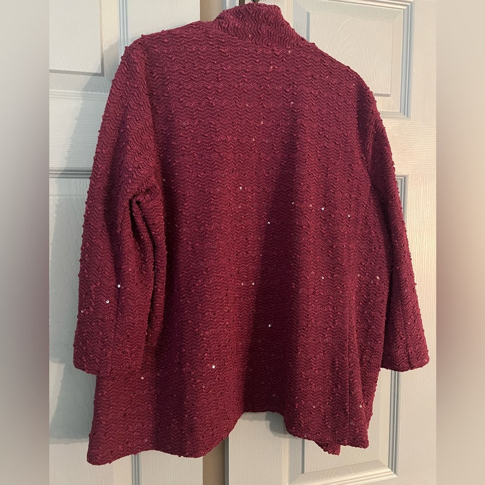 Alfred Dunner Sequence Light Jacket. - image 2